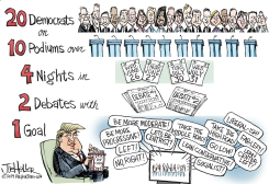DEBATES by Joe Heller