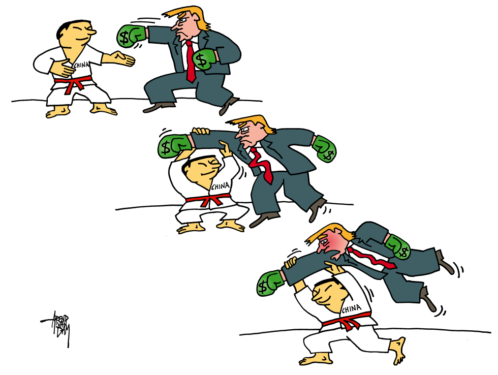 trade fight China USA