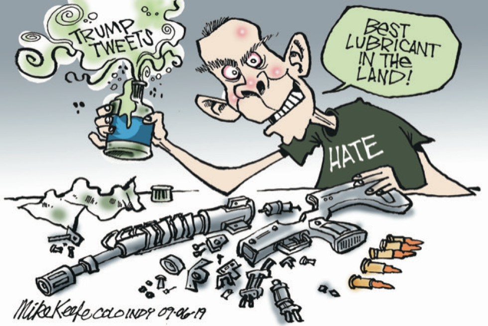 Gun Violence Hate Lubricant