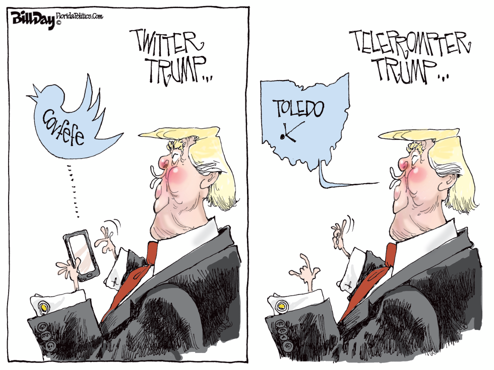 TelePrompTer Trump