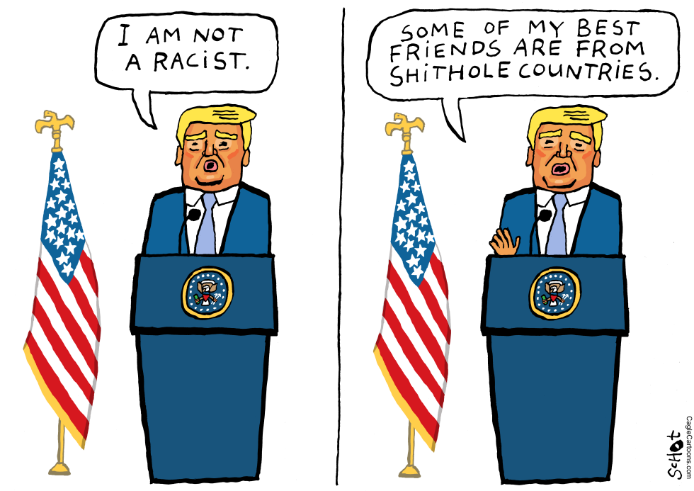  TRUMP RACIST by Schot