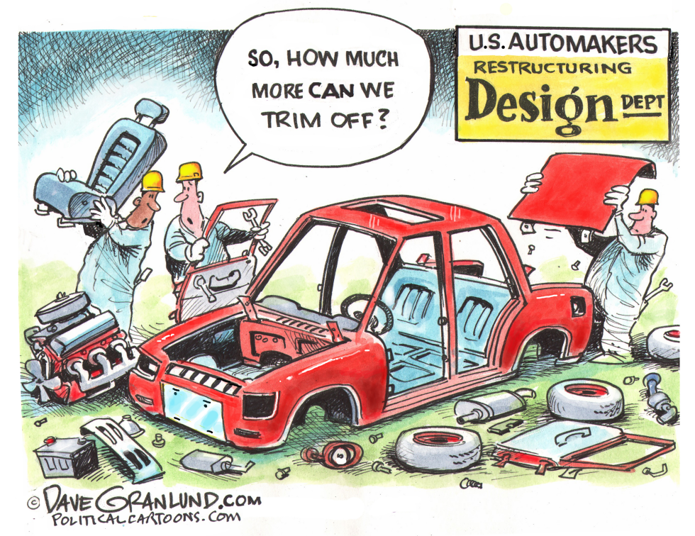 US Automakers restructuring