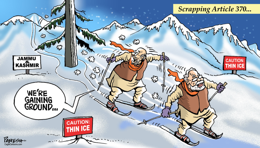 Skiing in Kashmir
