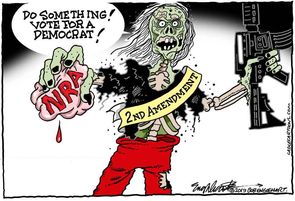  DAYTON MASS SHOOTING by Bob Englehart