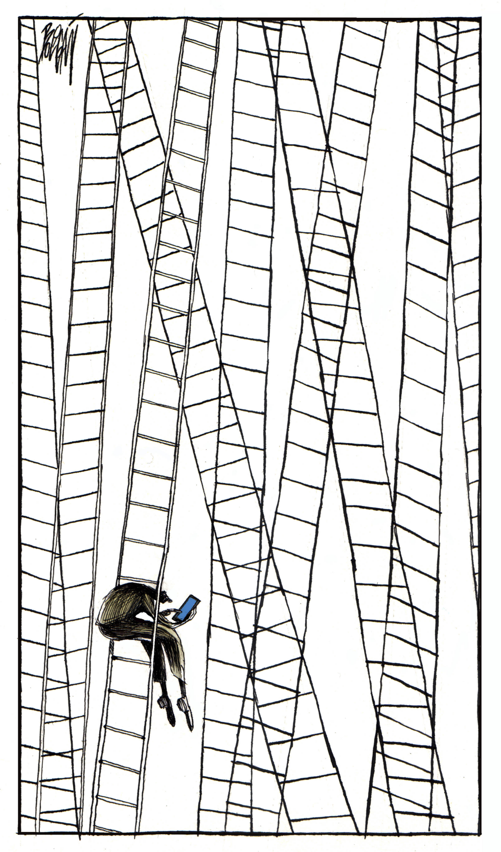 Escaleras y distracciones