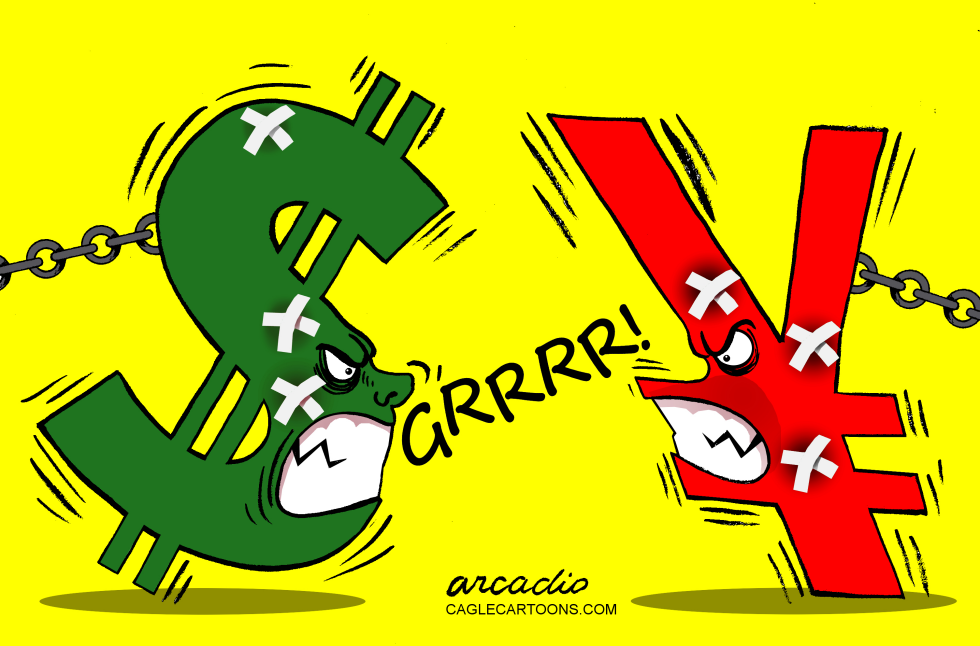  DOLLAR VS YUAN by Arcadio Esquivel