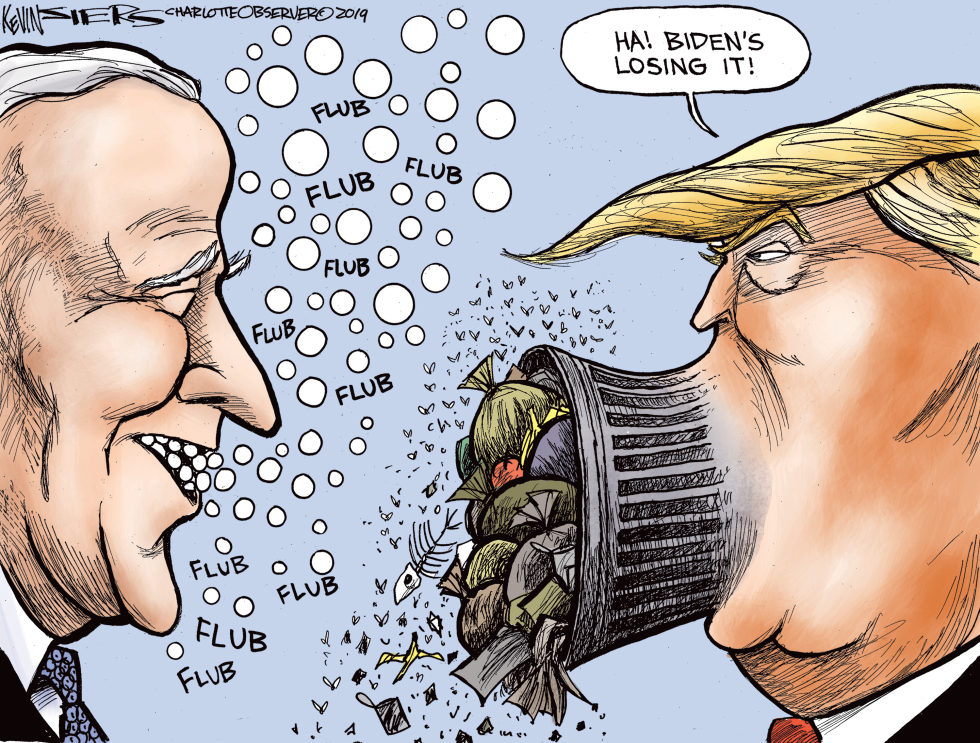  BIDEN GAFFES VS TRUMP SPEAK by Kevin Siers