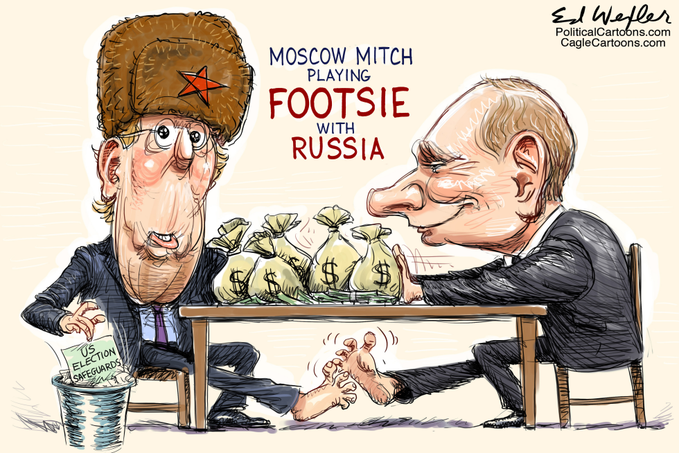 McConnell Putin Footsie