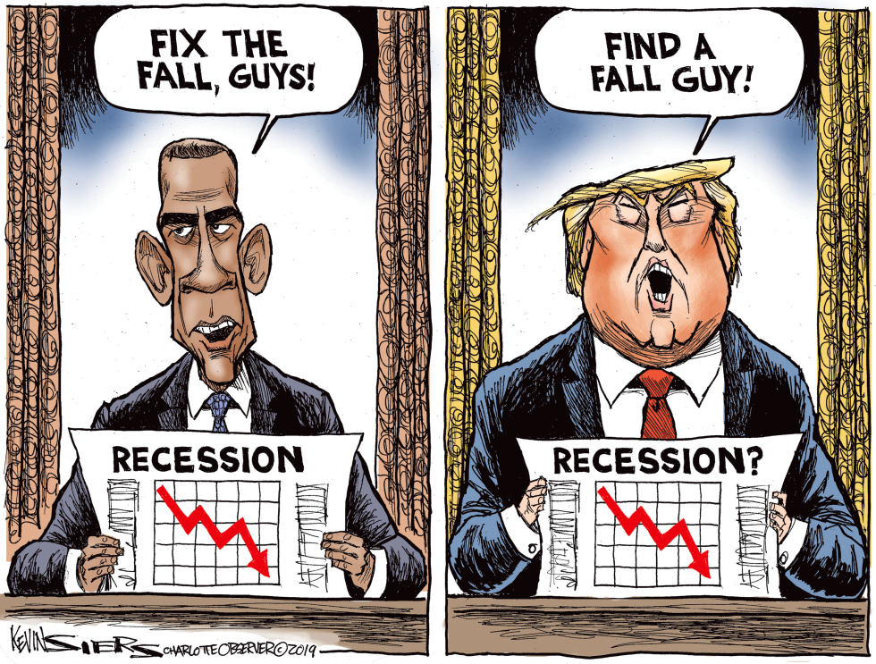  OBAMA AND TRUMP RECESSION STRATEGIES by Kevin Siers