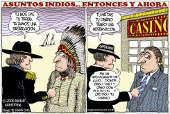 ASUNTOS INDIOS ENTONCES Y AHORA / by Monte Wolverton