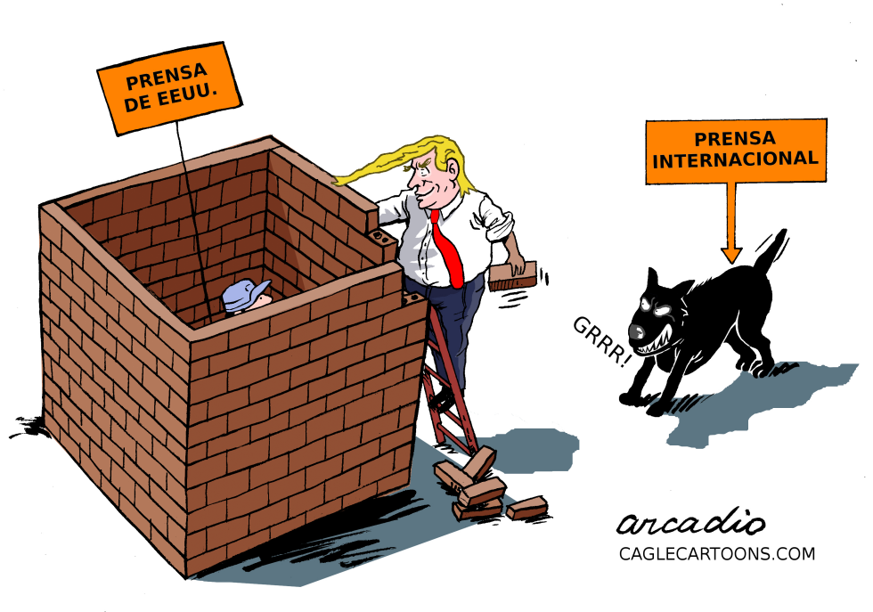Trump contra la prensa