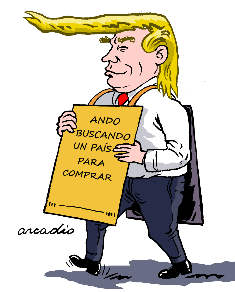 Trump busca país para comprar
