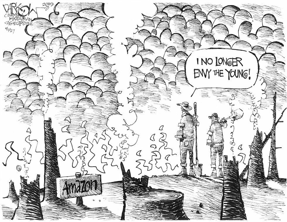 Amazon burning
