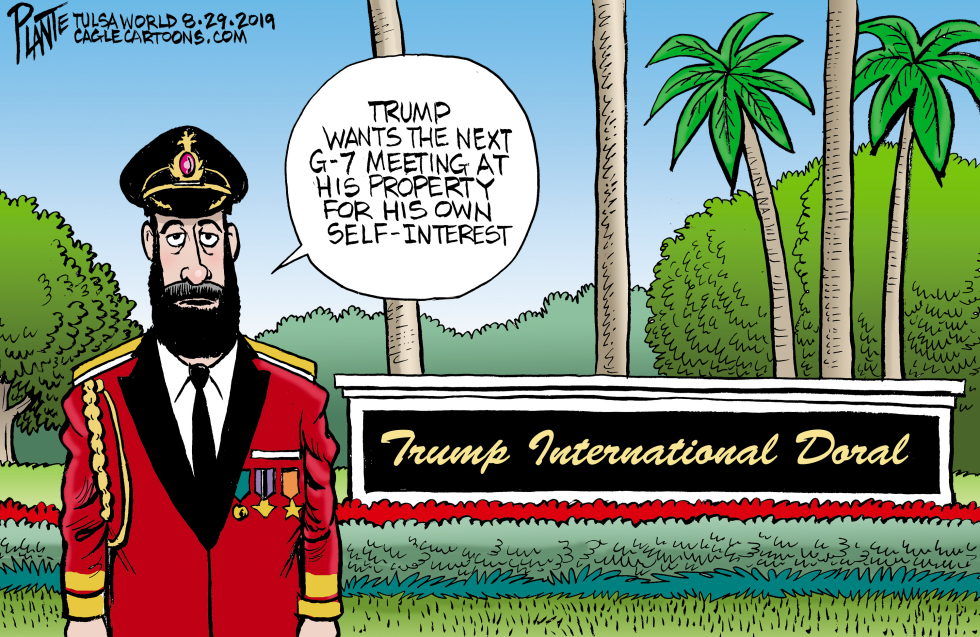  TRUMP AND CAPTAIN OBVIOUS by Bruce Plante