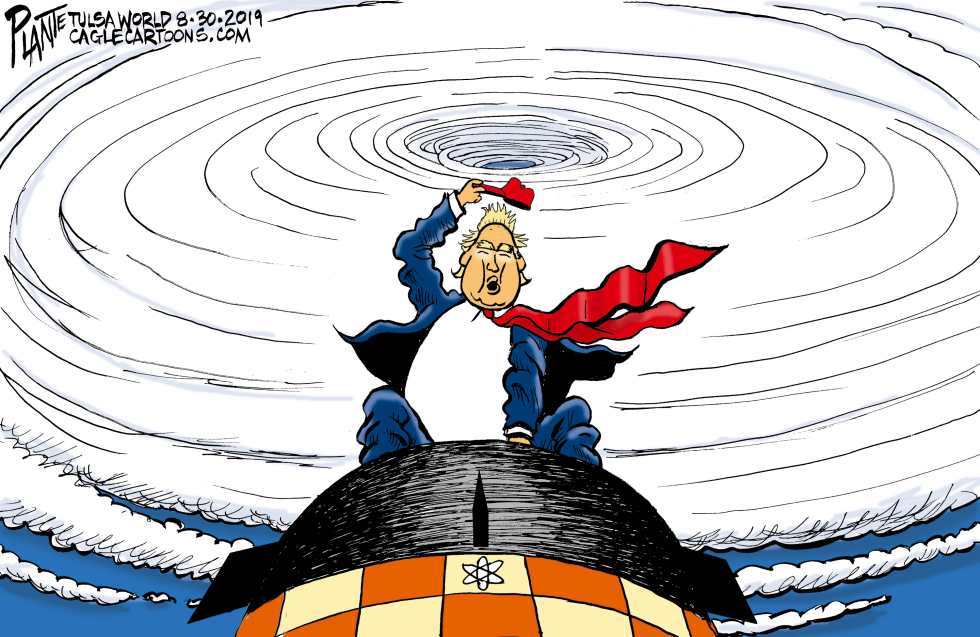 Trump suggets nuking hurricanes