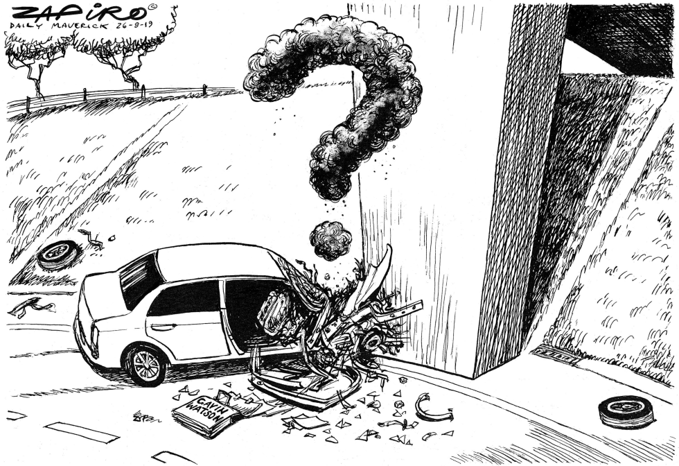  GAVIN WATSON CRASH by Zapiro