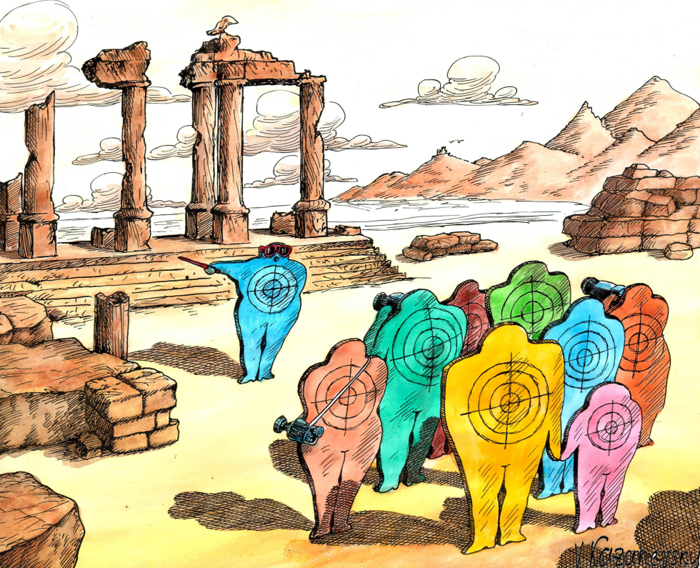 Tourists as the targets
