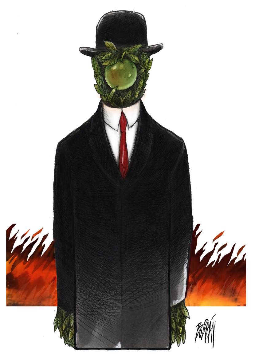 The man and the nature
