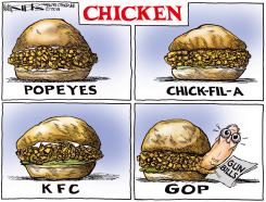 CHICKEN MCCONNELL by Kevin Siers