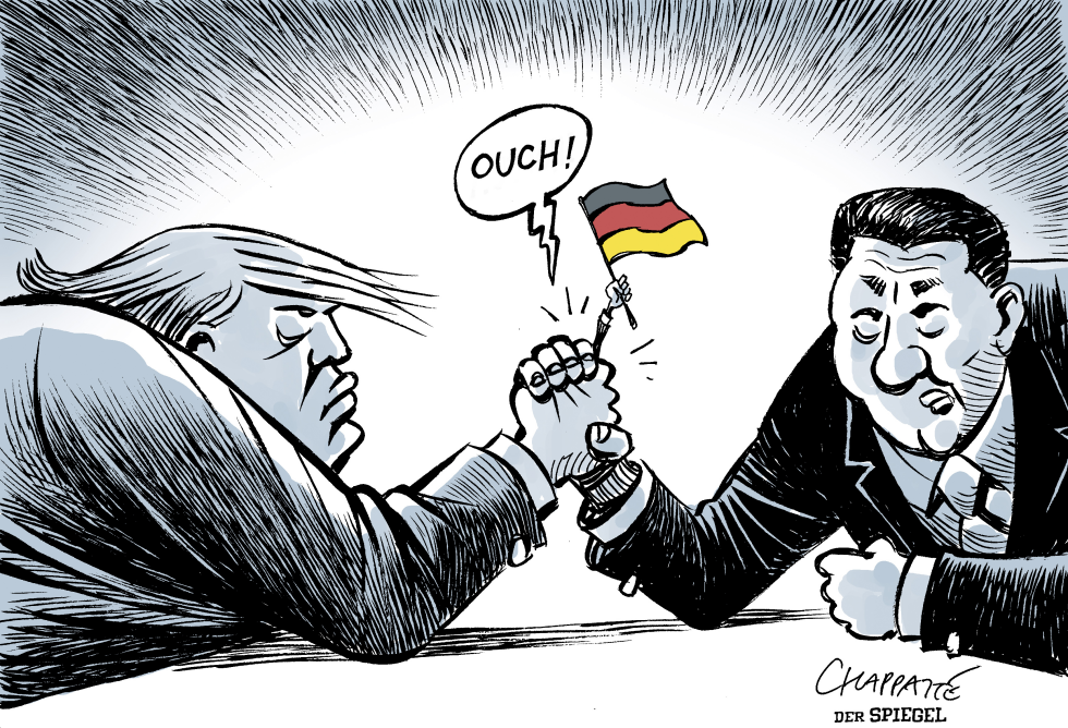  COLLATERAL DAMAGE OF THE TRADE WAR by Patrick Chappatte