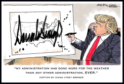TRUMP SHARPIE MAP by J.D. Crowe