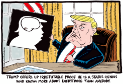 HE IS A STABLE GENIUS by Ingrid Rice