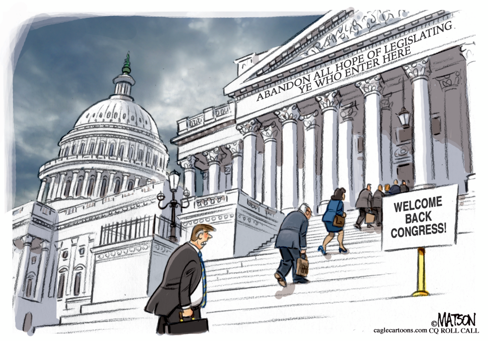  WELCOME BACK CONGRESS by RJ Matson