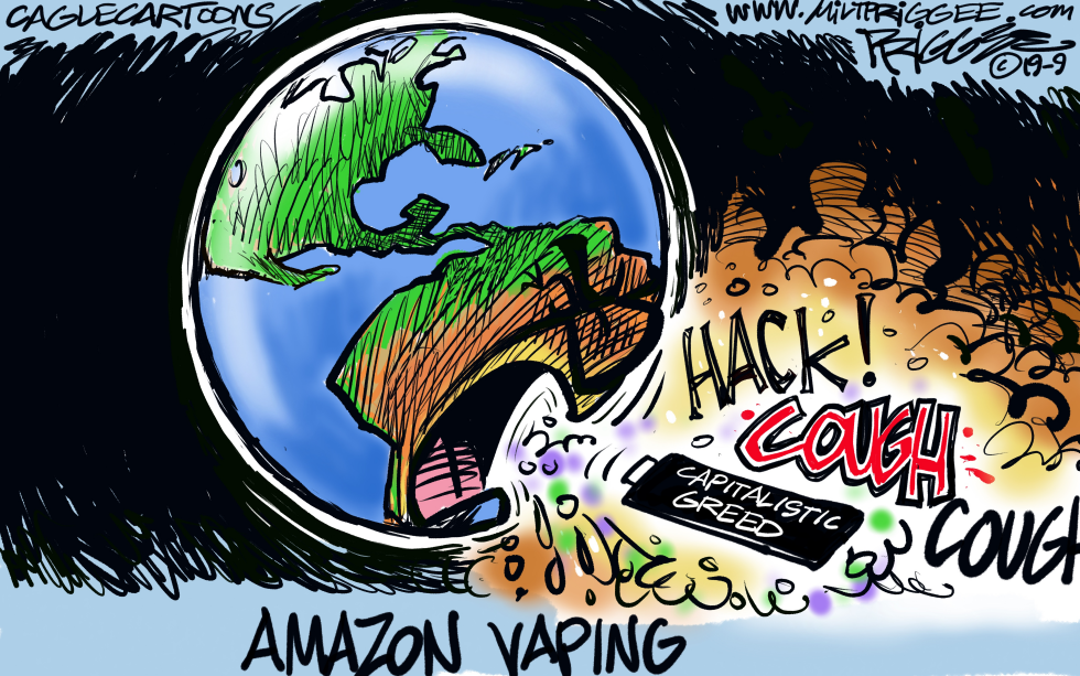  AMAZON VAPING by Milt Priggee