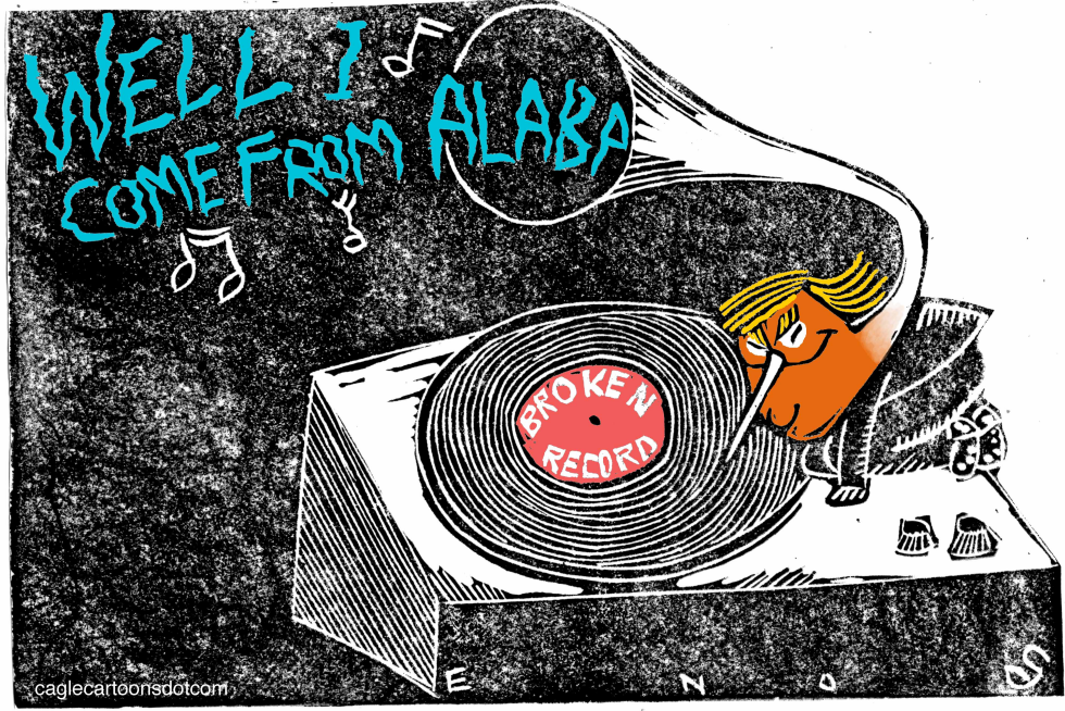  TRUMP'S BROKEN RECORD by Randall Enos