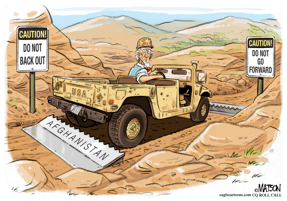  NO WAY FORWARD OR OUT IN AFGHANISTAN by RJ Matson