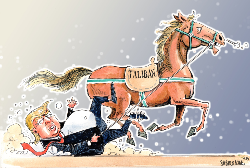  TRUMP SAYS TALIBAN TALKS ARE 'DEAD by Sabir Nazar