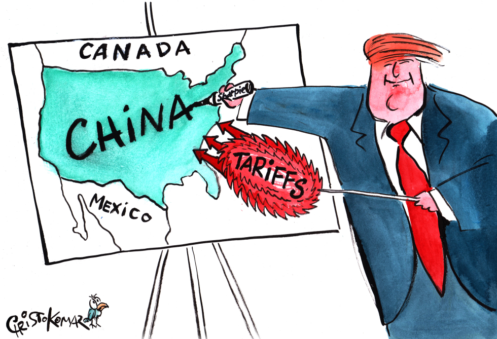  TRUMP AND HURRICANE TARIFFS by Christo Komarnitski