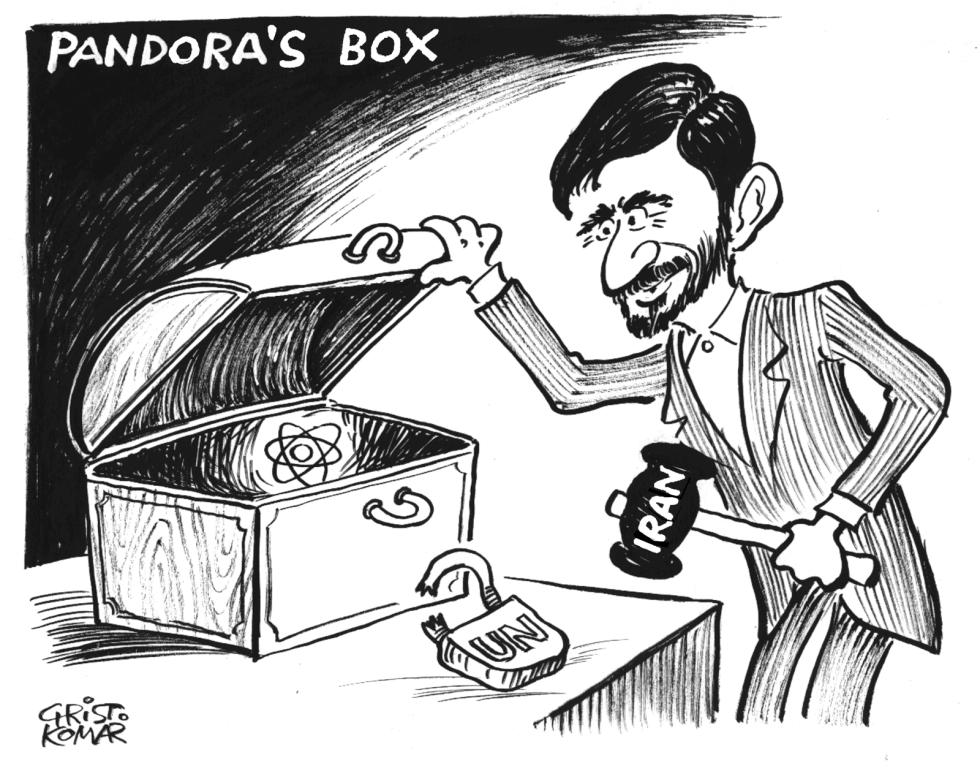 Pandora's box - B&W