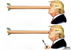 TRUMP SHARPIE IMAGE by R.J. Matson