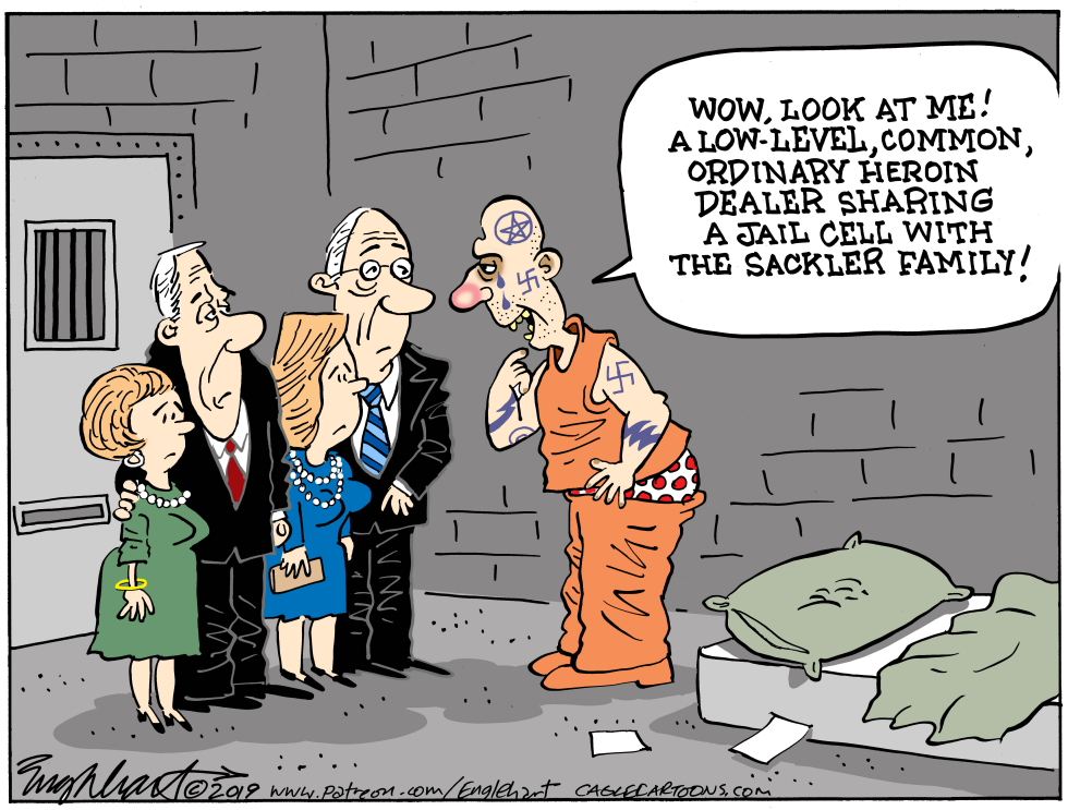  SACKLER FAMILY by Bob Englehart