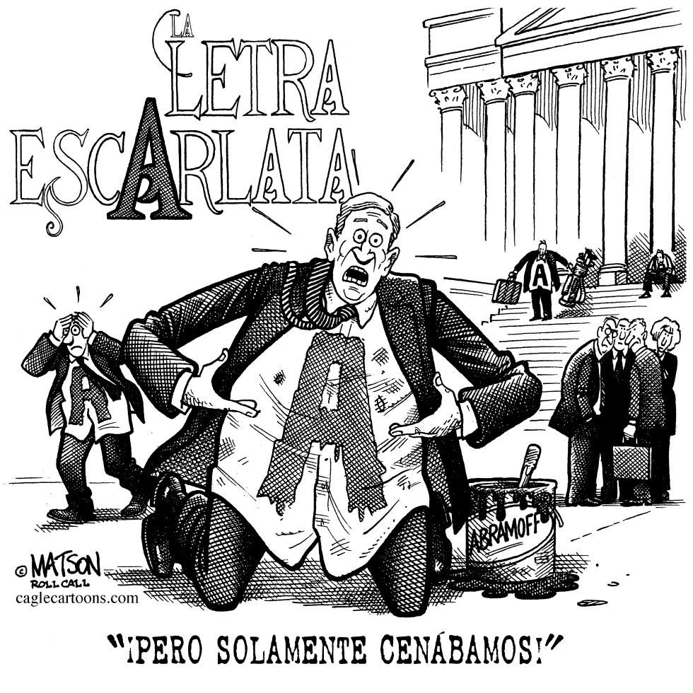 La Letra Escarlata "A" por Abramoff