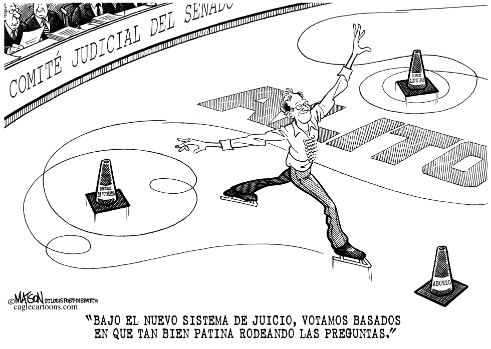 Alito patina a traves de las Audiencias