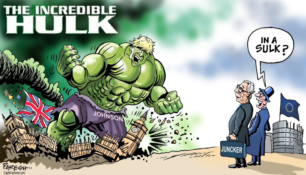 Boris Johnson as Hulk