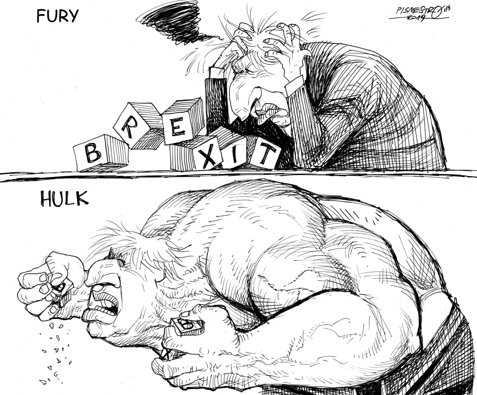  BORIS JOHNSON`S METAMORPHOSIS by Petar Pismestrovic