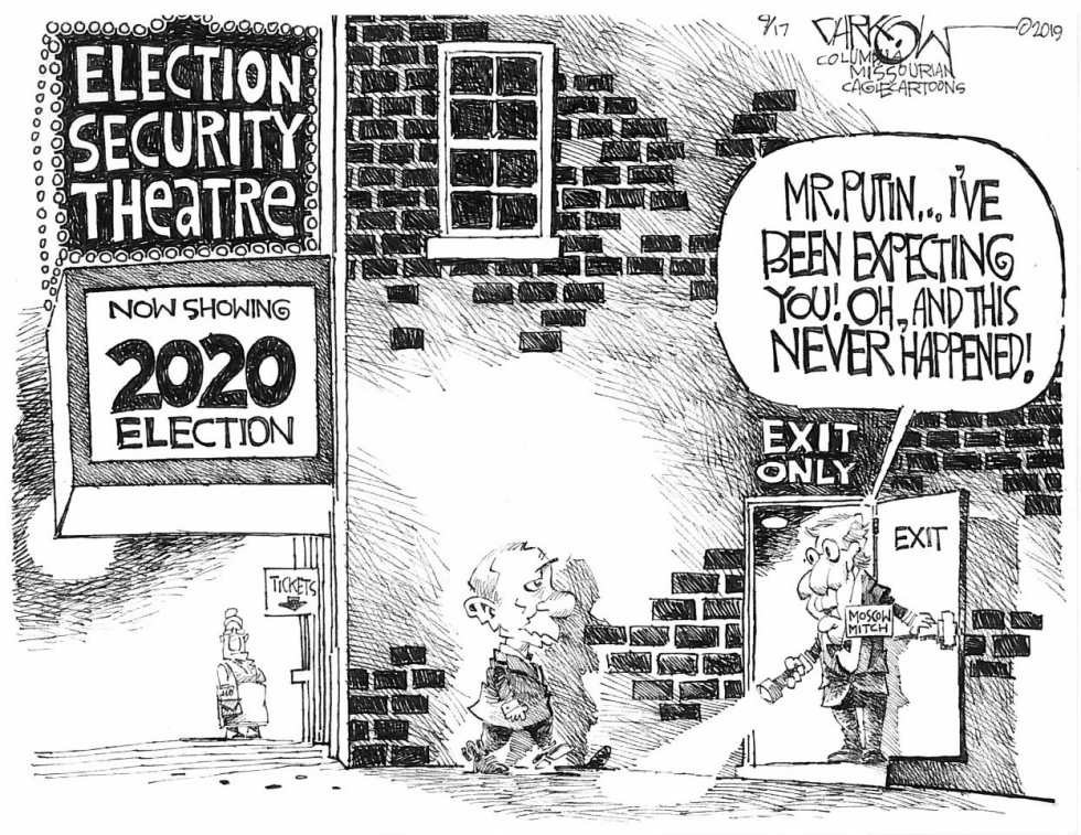  ELECTION SECURITY by John Darkow