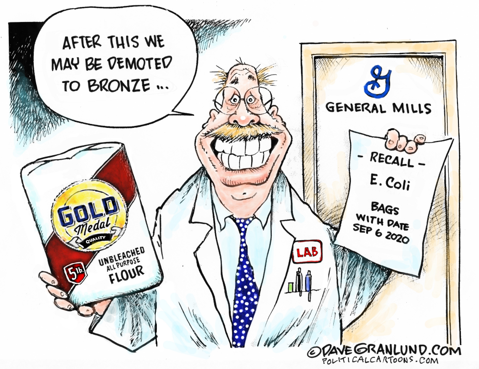  GOLD MEDAL FLOUR RECALL by Dave Granlund