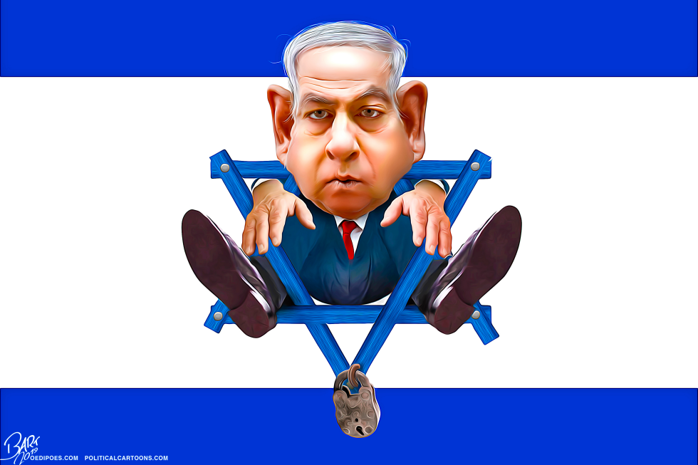  DEADLOCK NETANYAHU by Bart van Leeuwen