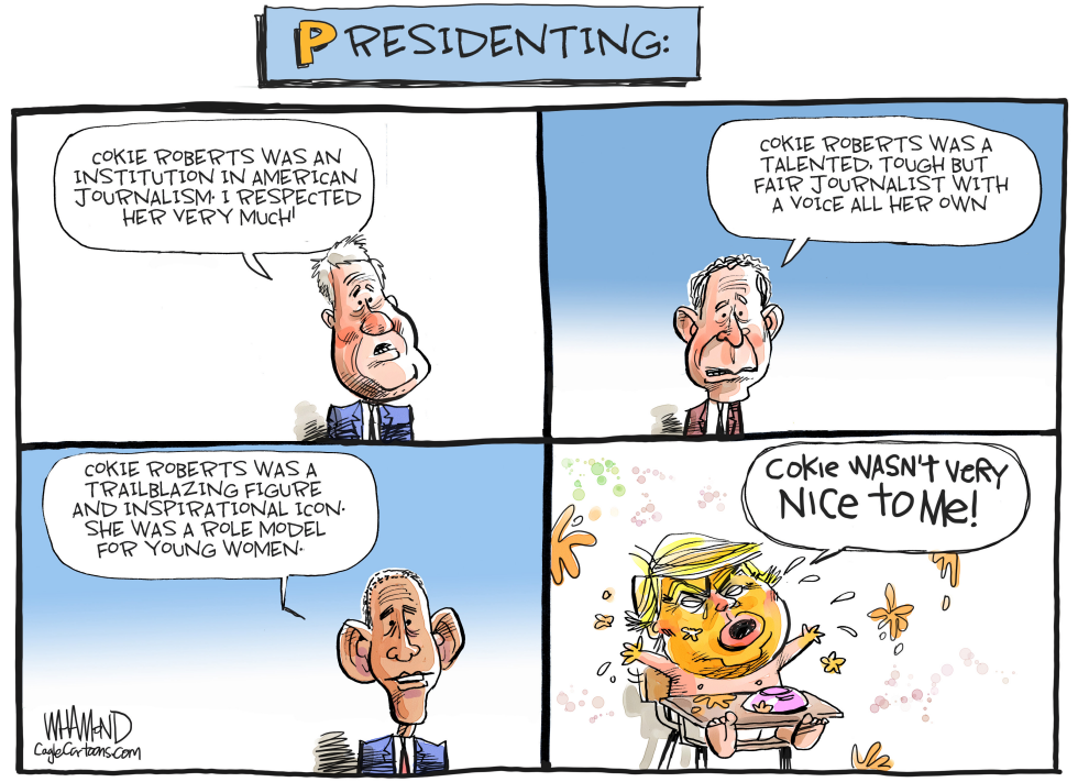  PRESIDENTING by Dave Whamond