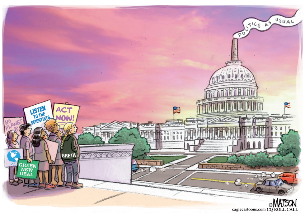  GRETA THUNBERG AND THE CO2 CONGRESS by RJ Matson