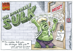 THE INCREDIBLE SULK by Zapiro