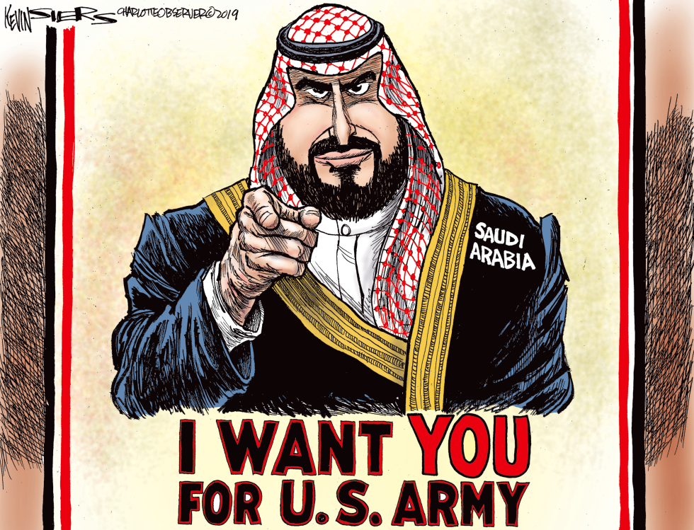  TAKING ORDERS FROM THE SAUDIS by Kevin Siers