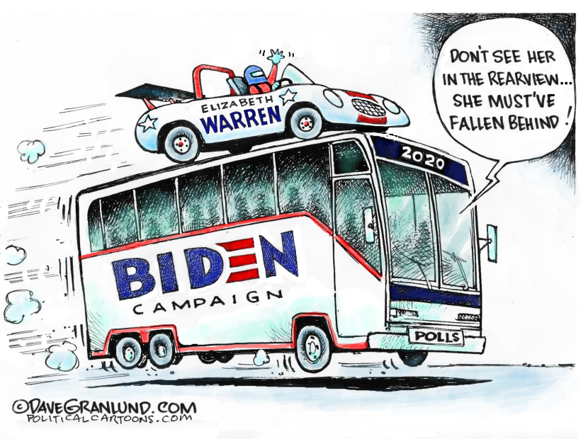 Sen Elizabeth Warren gaining
