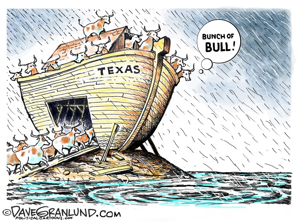  TEXAS FLOODING AGAIN by Dave Granlund