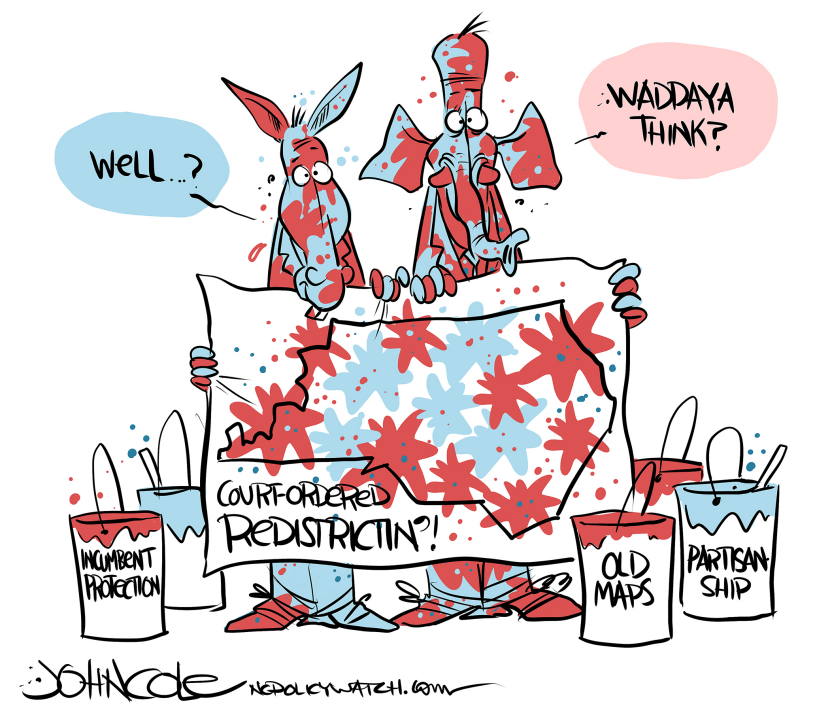 LOCAL NC Redistricting mess