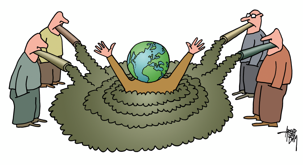 earth drowning